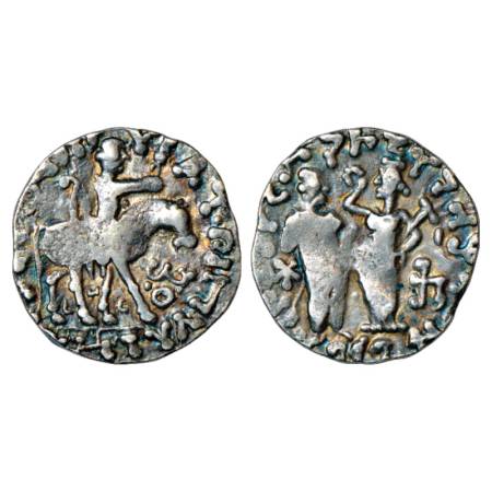 Indo-Scythians, Satrapal series - silver tetradrachm of Zeionises (Jihonika) as Kshatrapa,