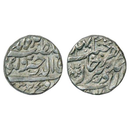 Tonk, Wazir Muhammad Khan (1834-1864 AD), silver rupee, Sironj mint, KM Y2. Very fine+, Ve