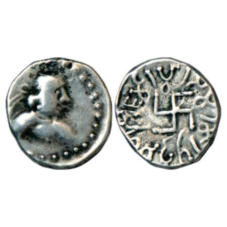 Paratarajas of Baluchistan and NW Sindh - silver drachm of Mirahvara, son of Hvaramira, la