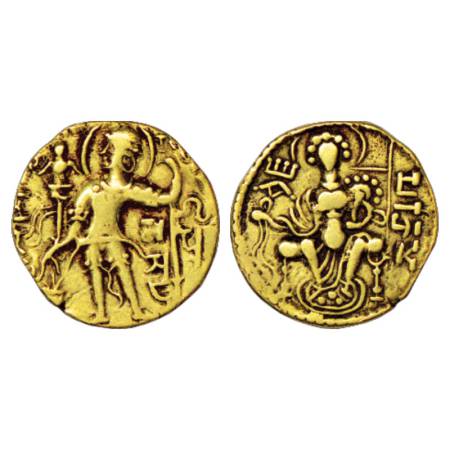 Gupta Empire - gold dinar of Samudra Gupta (c.350-375AD), 'Standard' type, Altekar Plate I
