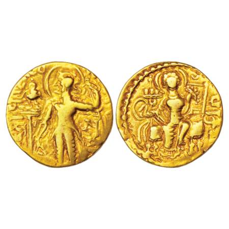Gupta Empire - gold dinar of Samudra Gupta (c.350-375 AD), 'Standard' type, Altekar Class 
