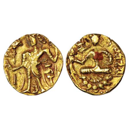 Gupta Empire - gold dinar of Narasimha Gupta (c.518-530 AD), 'Archer' type, BMC pl. XXII, 