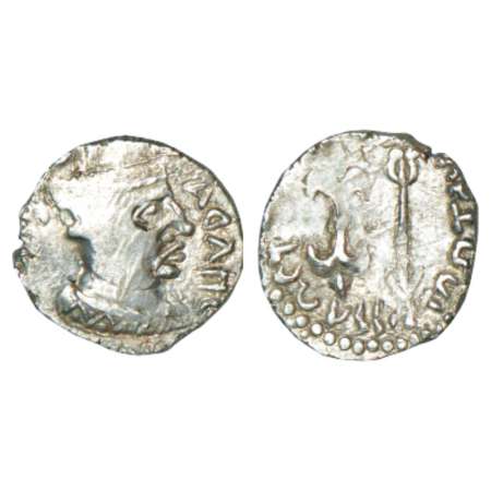 Western Kshatrapas, Kshaharata dynasty, silver drachm of Nahapana (33-78 AD), Fishman 3.7,