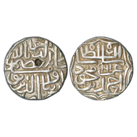 Sultans of Gujarat, Ghiyath al-Din Ahmad Shah III (1553-1560 AD), silver tanka, AH 961, G&