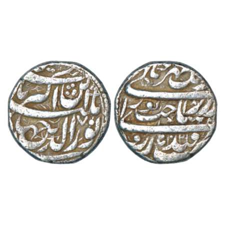 Jahangir (1605-1627 AD), silver heavy rupee (20% heavy weight), 13.60g. Qandhar mint, 'Sak