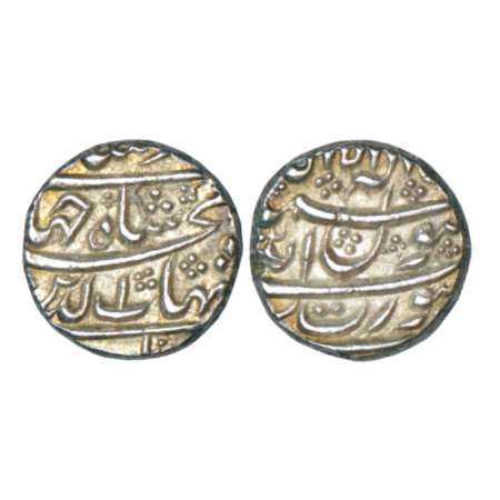 Shah Jahan (1628-1658 AD), silver ½ rupee, 5.73g, Surat mint, with Emperor's full name and