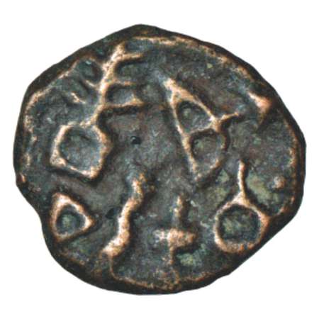 Ancient Eastern Malwa, Dasharna area - cast copper coin of Erikachha city state, Betwa val