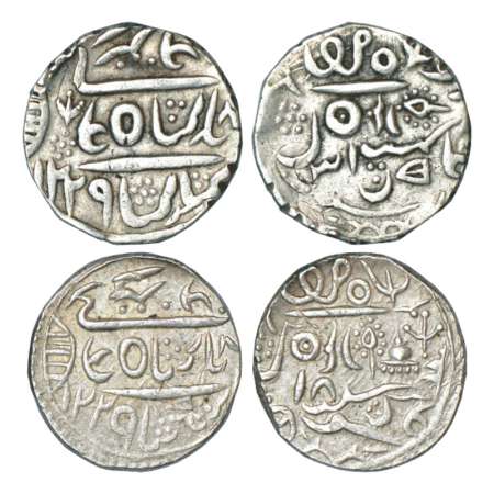 Bikanir, silver rupee (2), in the name of Alamgir II, 1x Ratan Singh, AH 1229/RY 31 and 1x
