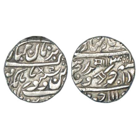 Jodhpur, Takhat Singh (1843-1873 AD), silver rupee, Pseudo-mint name Dar ul-Mansur Jodhpur