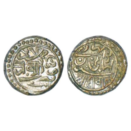 Junagadh, Mahabat Khan III (1911-1948 AD), silver kori with 'Shri Diwan' legend, 4.74g, AH