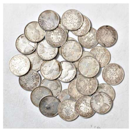British India, Victoria Empress, silver ½ rupee (32), all dated 1899. (32 coins)