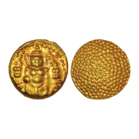 Vijayanagar, Aravidu dynasty, anonymous gold pagoda, copying designs of Venkata Raya III (