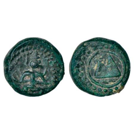 Post-VijayanagaraTamilnadu, temple city of Thiruvannamalai, copper coinage (1520-1620 AD),