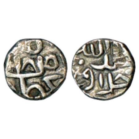 Sultans of Bengal, Ghiyath al-Din Azam Shah (1389-1410 AD), silver 1/8 tanka, no mint or d