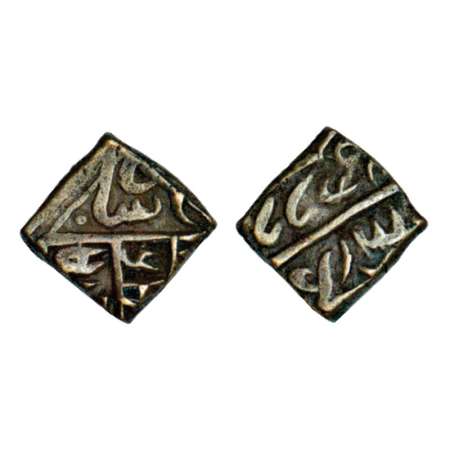 Ranas of Mewar, copper ½ Fulus of Sangrama Simha alias Rana Sanga (1509-1527 AD), G&G M270