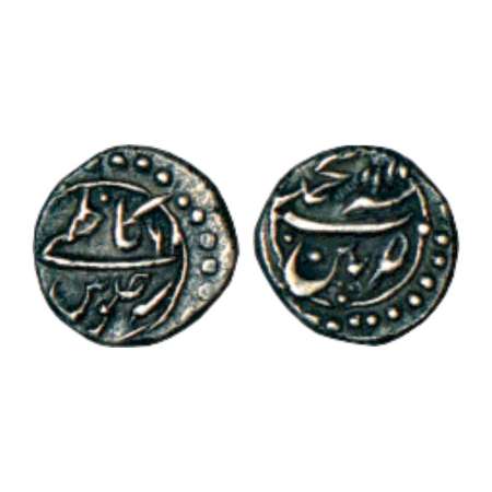 Mysore, Tipu Sultan (1782-1799 AD), silver 1/16 rupee (kazmi), Pattan mint, AM 1211/RY 16,