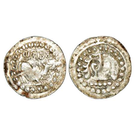 Chandra dynasty of Arakan, silver unit of Yutichandra (c.400-500AD), unlisted in MATEC, 7.