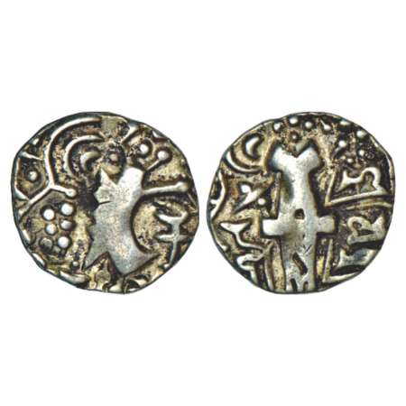 Kashmir-Karkota Dynasty of the Post-Gupta period, base gold staters of King Vigraha, (c. 6