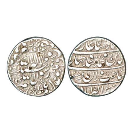 Shah Jahan (1628-1658 AD), silver rupee, Akbarabad mint, AH 1040/RY 3, KM 227.2. Very fine