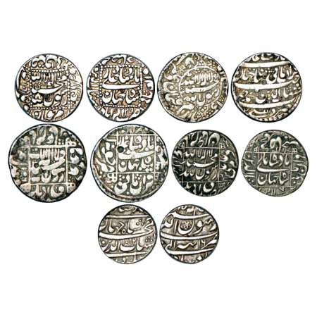 Shah Jahan (1628-1658 AD), silver rupee (5), Akbarabad mint, AH 1061/RY 25, Delhi mint, AH