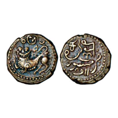 Mysore, Dewan Purniya regent of Krishnaraja wodeyar (1799-1810 AD), copper 12 ½ cash, Myso