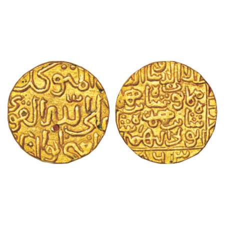 Sultans of Bahmani, Ala al-Din Humayun Shah (1458-1461 AD), gold tanka, 11.11g, AH 863, G&