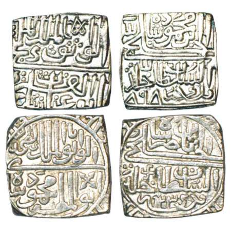 Sultans of Malwa, Ghiyath Shah (1469-1500 AD), silver ½ tanka, 5.29g, AH 898, 'Abu l Fath'