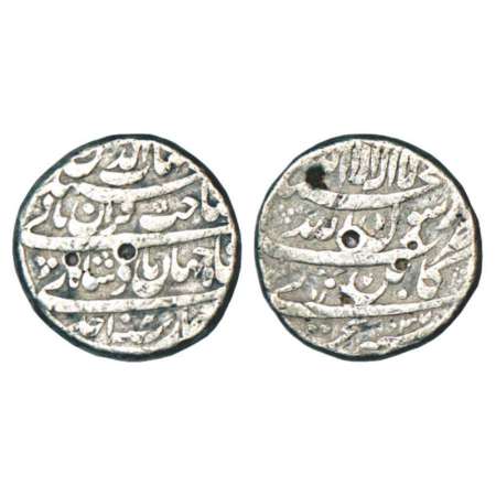 Shah Jahan (1628-1658 AD), silver rupee, Kabul mint, AH 1037/RY Ahd, with Emperor's full n