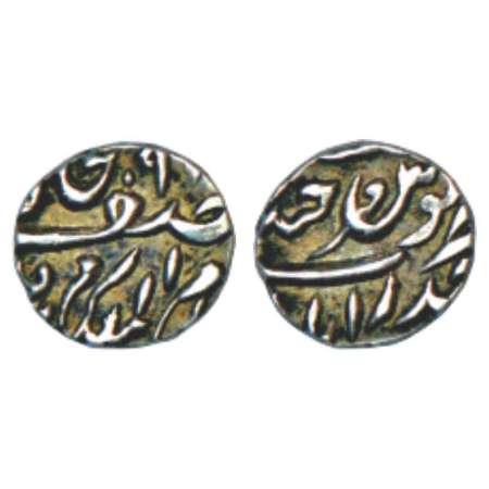 Hyderabad, Mir Mahbub Ali Khan (1869-1911AD), silver 1/16 rupee, 0.72g, Hyderabad (Farkhan