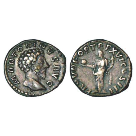 Roman Empire, silver denarius of Marcus Aurelius (139-180 AD), Rome mint, struck in AD 161