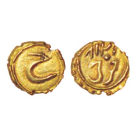 Mysore, Tipu Sultan (1782-1799 AD), gold fanam, 0.40g, Farrukhi mint, AM 1218, Persian 'He