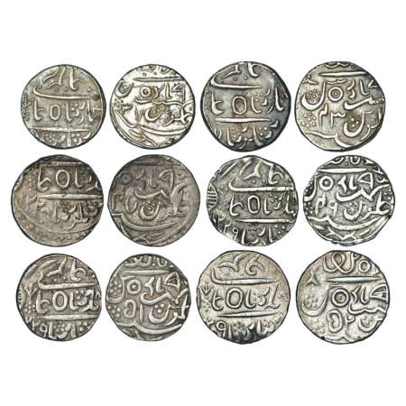 Bikanir, Surat Singh (1788-1828 AD), silver rupee (6) Baldat Bikanir mint, in the name of 