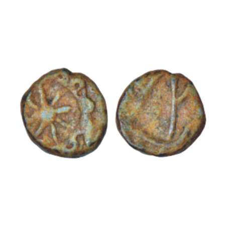 Ancient Malwa, 'Ujjayini' region uninscribed die-struck coinage (200-100 BC), unattributab