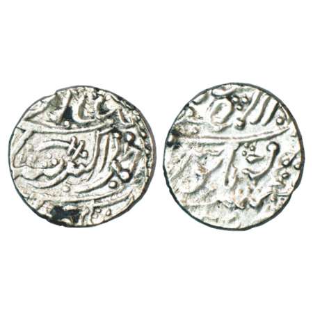 Jodhpur, silver rupee, Dar al-Mansur Jodhpur (pseudo) mint, in the name of Muhammad Akbar 