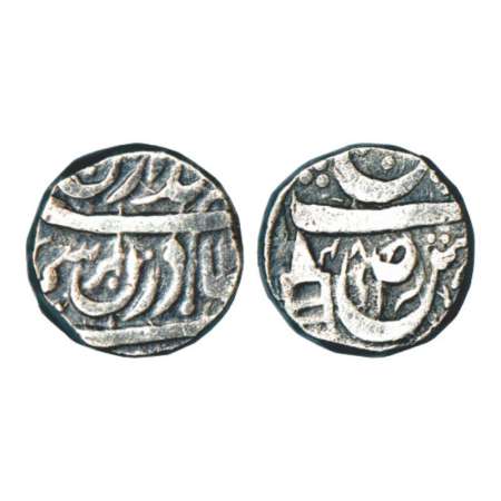Patiala, Mahindar Singh (1862-1876 AD), silver rupee, VS (19)48, in the name of Ahmad Shah