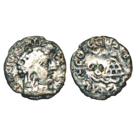Satavahanas, silver portrait drachm of Vasithiputa Siva Siri Pulumavi (120-135 AD), 1.54g.