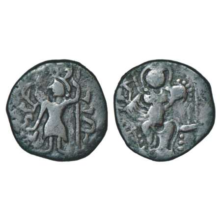 Hun (Hephthalite) Kingdom, copper state of Mihiragula (515-530 AD), Kashmir series, MAC 37