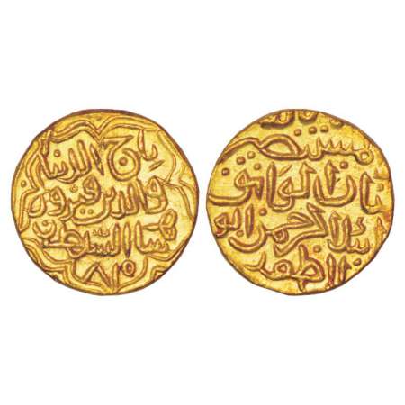 Sultans of Bahmani, Taj al-Din Firuz Shah (1397-1422 AD), gold tanka, AH 815 (date not lis