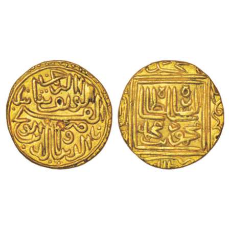 Sultans of Gujarat, Nasir al-Din Mahmud Shah I (1458-1511 AD), gold heavy tanka, 11.98g, M