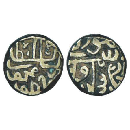 Sultans of Gujarat, Shams al-Din Muzaffar III (1560-1573 AD), silver tanka, 10.50g, both s