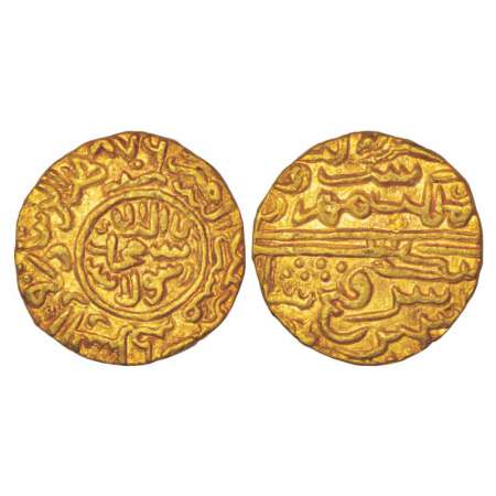 Sultans of Kashmir, Fath Shah (AH 892-923, 1472-1517 AD), gold dinar, 11.27g, Kashmir mint