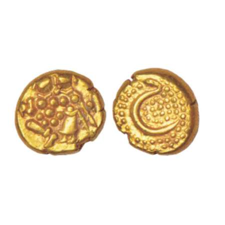 Mysore, Haider Ali (1761-1782 AD), gold pagoda, 3.44g. Obv: Shiva & Parvati. Rev: Persian 