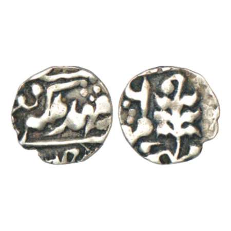 Jaipur, Madho Singh II (1880-1922 AD), silver 1/8 rupee, 1.43g, Sawai Jaipur mint, in the 