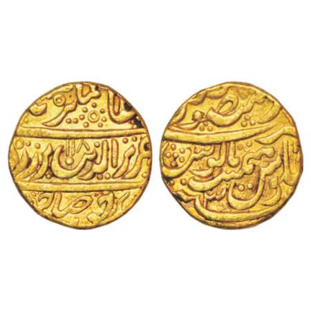 Jodhpur, Mughal issue, gold mohur, 10.87g, Dar al-Mansur Jodhpur mint, in the name of Alam