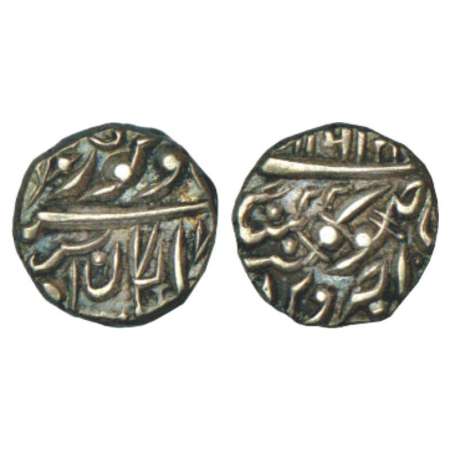 Jodhpur, Jaswant Singh II (1873-1895 AD), silver ¼ rupee, 2.84g, Jodhpur mint, in the name