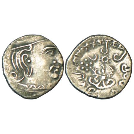 Gupta Empire, Chandra Gupta II (375-415 AD), silver drachm of 'Western India' type, GE90, 
