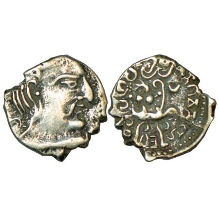 Gupta Empire, Chandra Gupta II (375-415 AD), silver drachm of 'Western India' type, 2.03g.