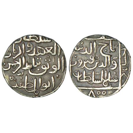 Sultans of Bahmani, Taj al-Din Firuz Shah (1397-1422 AD), silver tanka, 10.90g, Hadrat Ahs