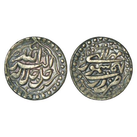 Akbar (1556-1605 AD), silver rupee, 11.30g, Sitpur mint, Mihr 47, with additional word 'Da