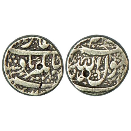 Jahangir (1605-1627 AD), silver rupee, 11.31g, Jalnapur mint. KM 141.6. Very fine, Rare.
